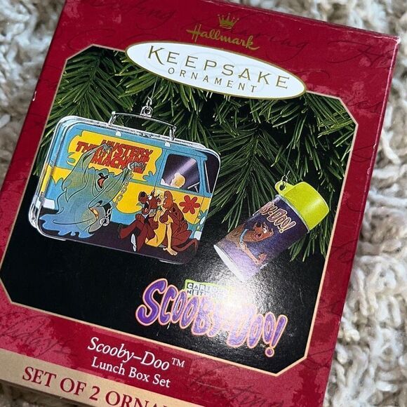 Hallmark Keepsake Christmas Ornament 1999 SCOOBY-DOO Lunch Box Set of 2 H26 - Picture 13 of 13